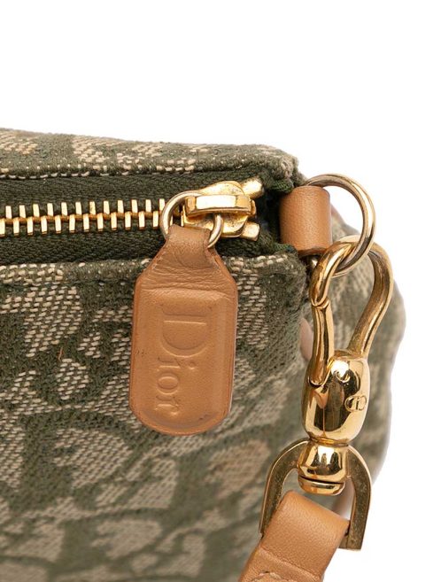 Dior Saddle Mini Canvas Brown Closing System | Sell your designer bag