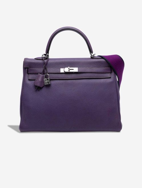 Hermès Kelly 35 Togo Ultraviolet Front | Sell your designer bag