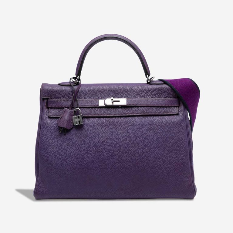 Hermès Kelly 35 Togo Ultraviolet Front | Sell your designer bag