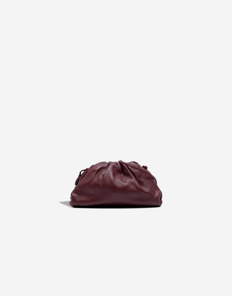 Bottega Veneta Pouch Mini Lamb Bordeaux Front | Sell your designer bag