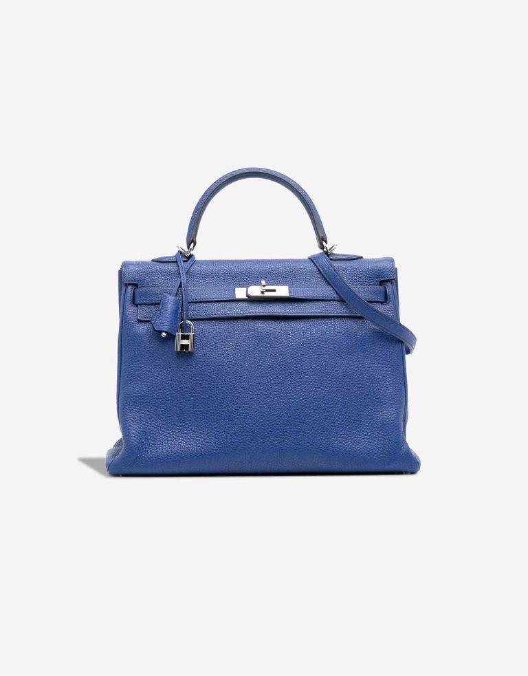 Hermès Kelly 35 Togo Bleu Royal Front | Sell your designer bag