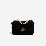 Chanel 19 Flap Bag Tweed Black Front | Sell your designer bag