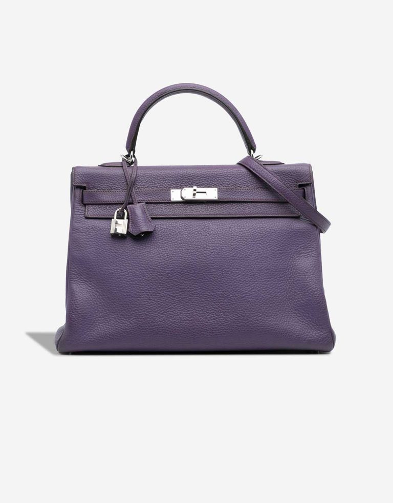 Hermès Kelly 35 Togo Ultraviolet Front | Sell your designer bag
