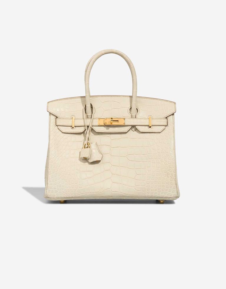 Hermès Birkin 30 Matte Alligator Béton Front | Sell your designer bag