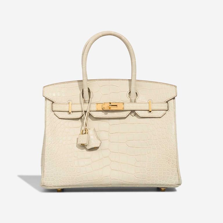 Hermès Birkin 30 Matte Alligator Béton Front | Sell your designer bag