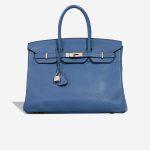 Hermès Birkin 35 Clémence Azur Front | Sell your designer bag
