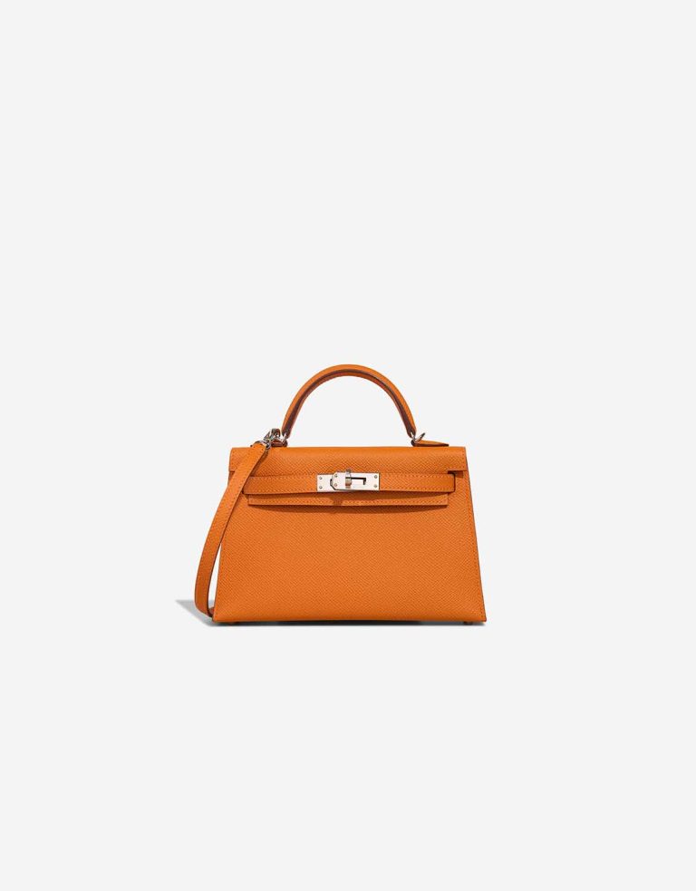 Hermès Kelly Mini Epsom Orange Front | Sell your designer bag