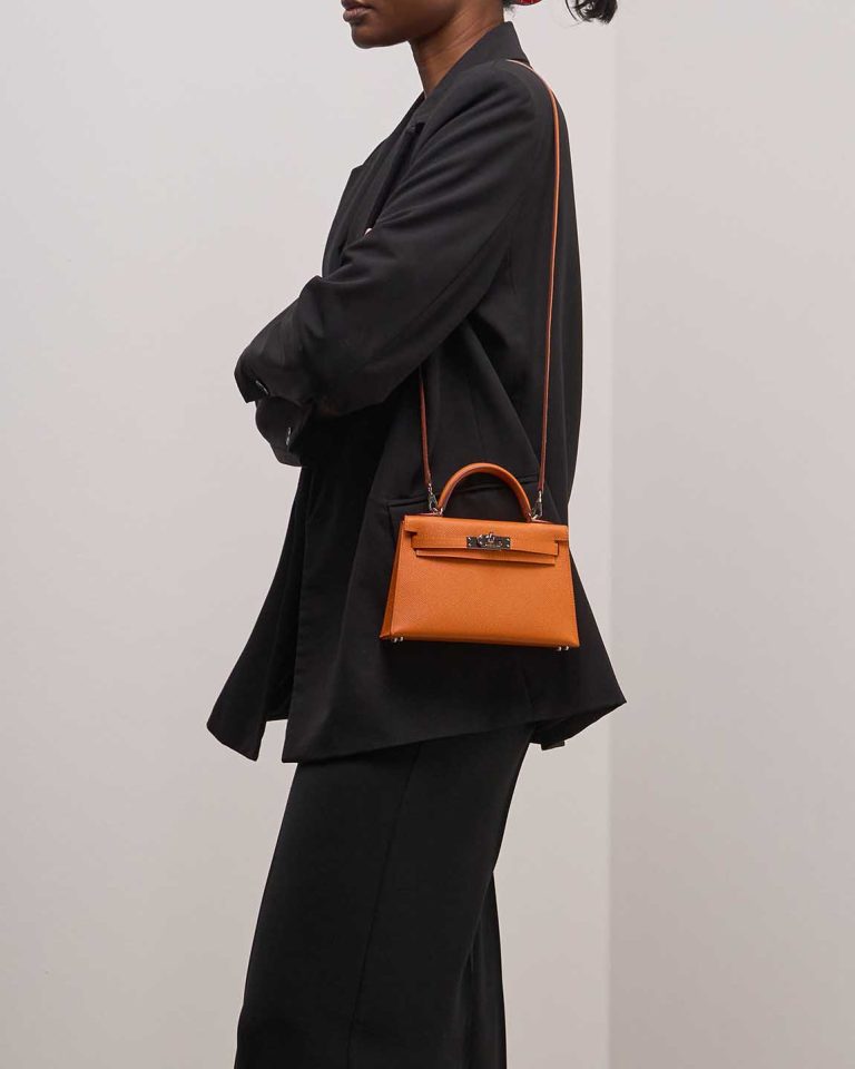 Hermès Kelly Mini Epsom Orange Front | Sell your designer bag