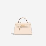 Hermès Kelly Mini Verso Chèvre Mysore Craie / Gold Front | Sell your designer bag