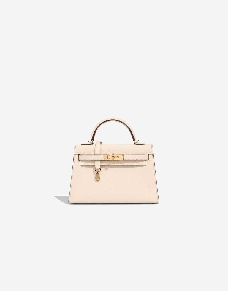 Hermès Kelly Mini Verso Chèvre Mysore Craie / Gold Front | Sell your designer bag