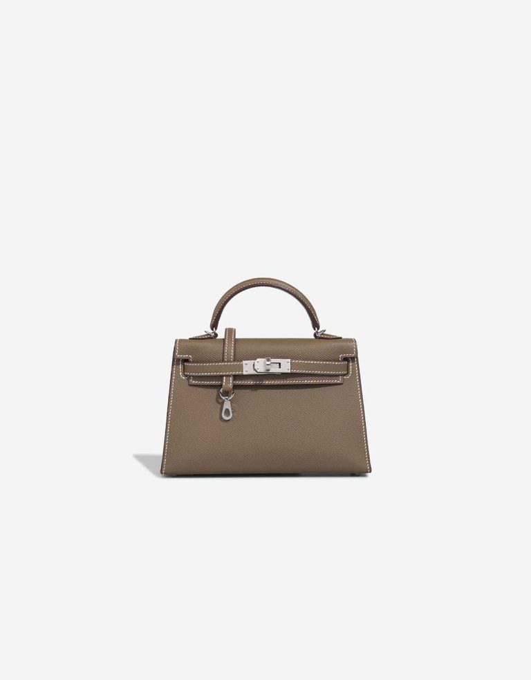 Hermès Kelly Mini Epsom Étoupe Front | Sell your designer bag