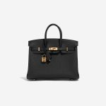 Hermès Birkin 25 Togo Black Front | Sell your designer bag