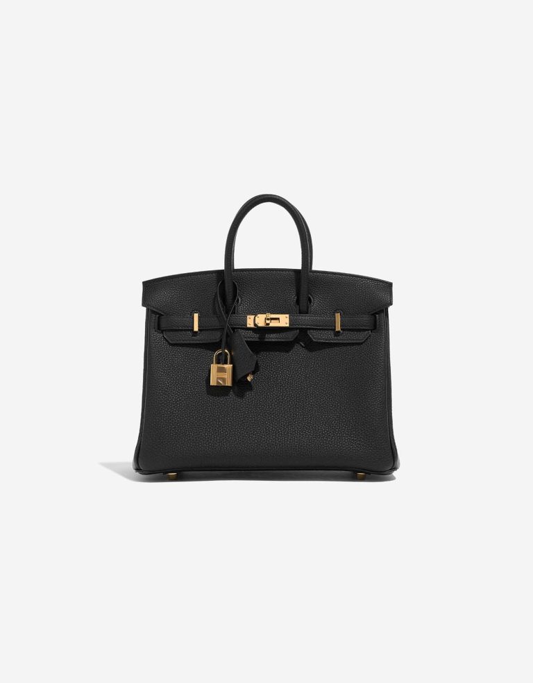 Hermès Birkin 25 Togo Black Front | Sell your designer bag