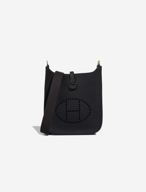 Hermès Evelyne 16 Taurillon Clémence Black Front | Sell your designer bag