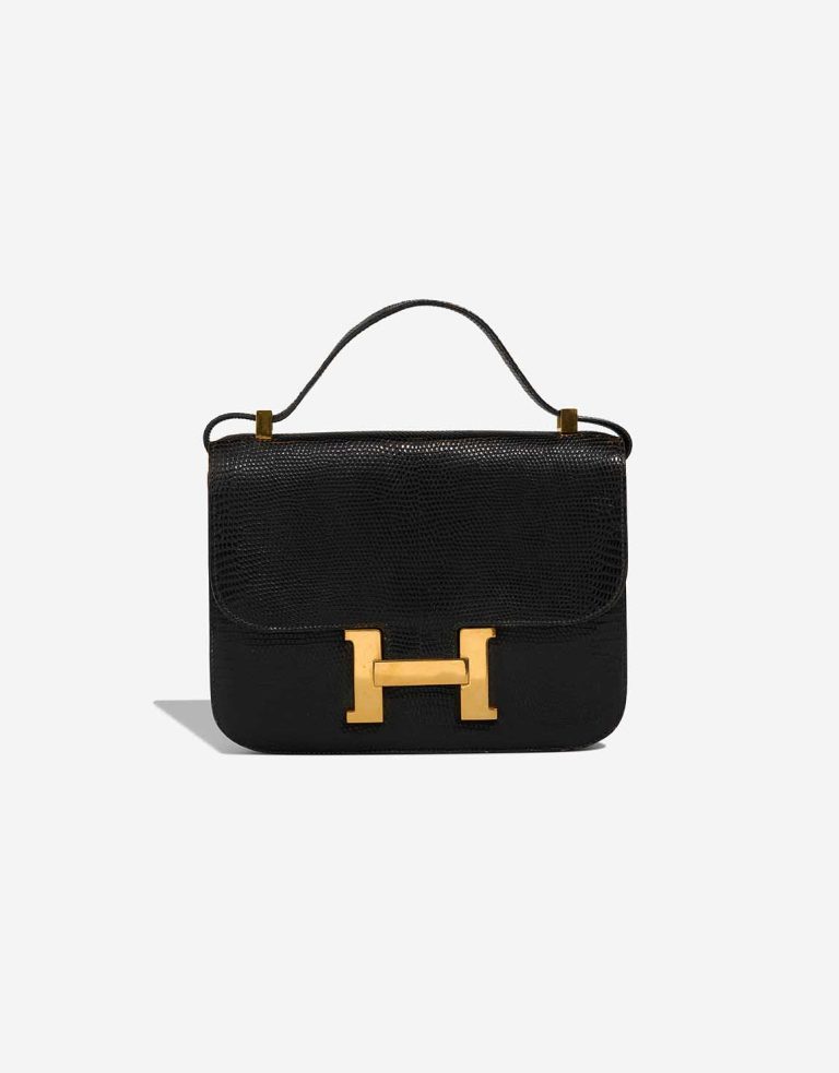 Hermès Constance 24 Lizard Black Front | Sell your designer bag