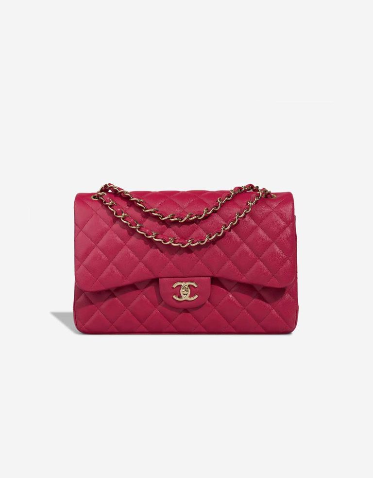 Chanel Timeless Jumbo Caviar Pink Front | Sell your designer bag