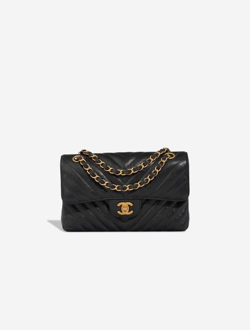 Chanel Timeless Medium Calf Dark Grey Front | Sell your designer bag