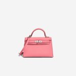 Hermès Kelly Mini Chèvre Mysore Rouge Venitien / Rose d'Été Front | Sell your designer bag