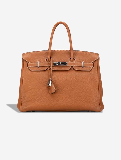 Hermès Birkin 35 Togo Gold Front | Sell your designer bag