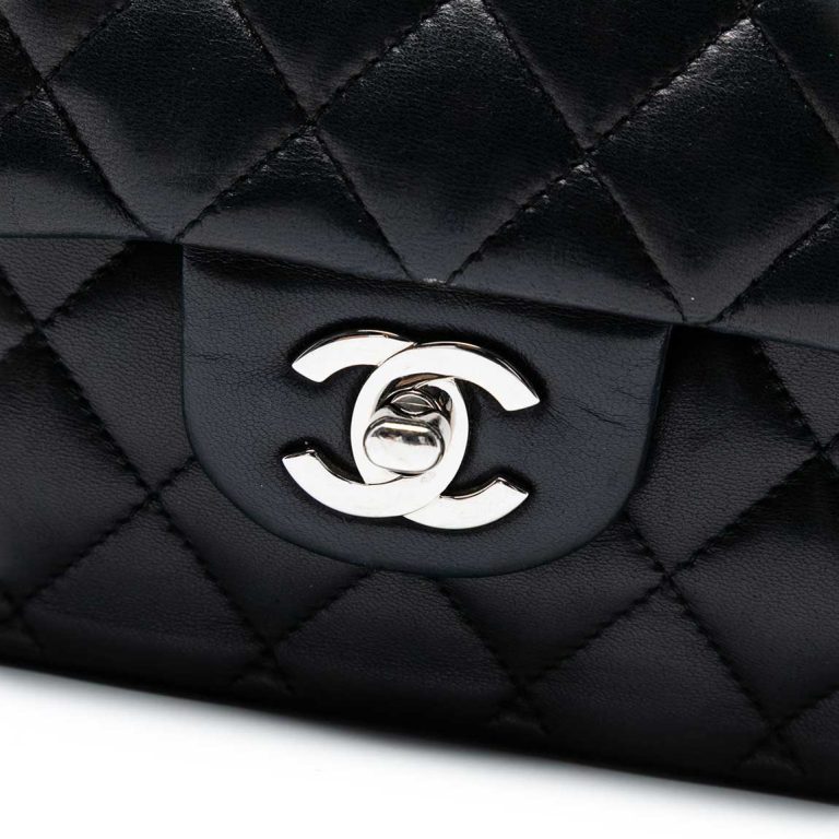 Chanel Timeless Medium Lamb Black Front | Sell your designer bag