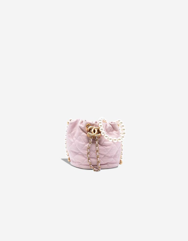 Chanel Bucket Bag Mini Lamb Pink Front | Sell your designer bag