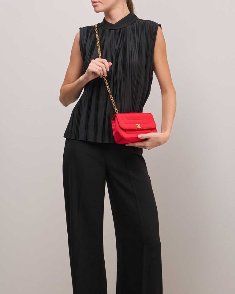 Chanel Timeless Mini Satin Red Front | Sell your designer bag