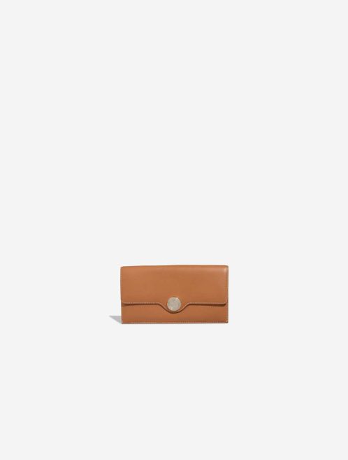 Hermès Clutch Vache Naturel Front | Sell your designer bag