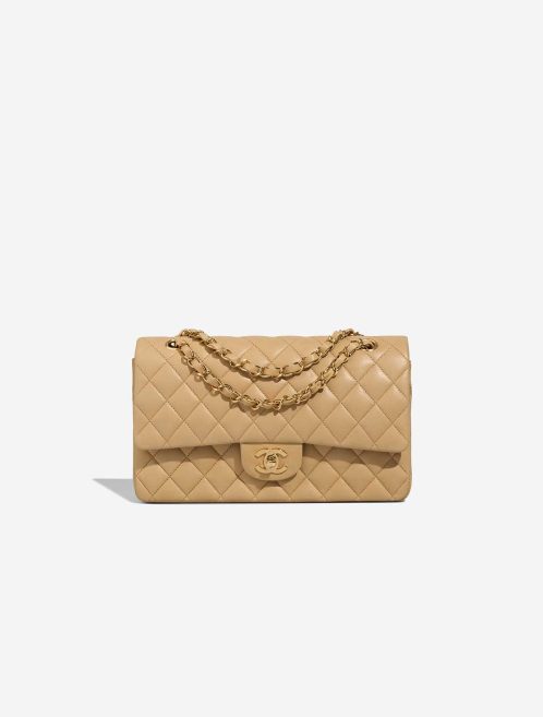 Chanel Timeless Medium Lamb Beige Front | Sell your designer bag