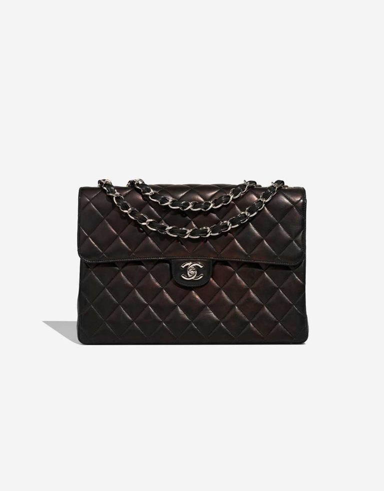 Chanel Timeless Jumbo Lamb Black Front | Sell your designer bag
