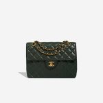 Chanel Timeless Medium Lamb Green Front | Sell your designer bag