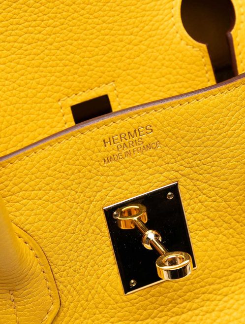 Hermès Birkin 35 Togo Jaune Citron Closing System | Sell your designer bag
