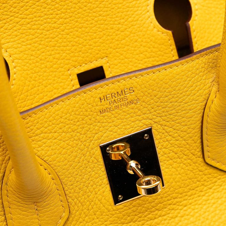 Hermès Birkin 35 Togo Jaune Citron Front | Sell your designer bag