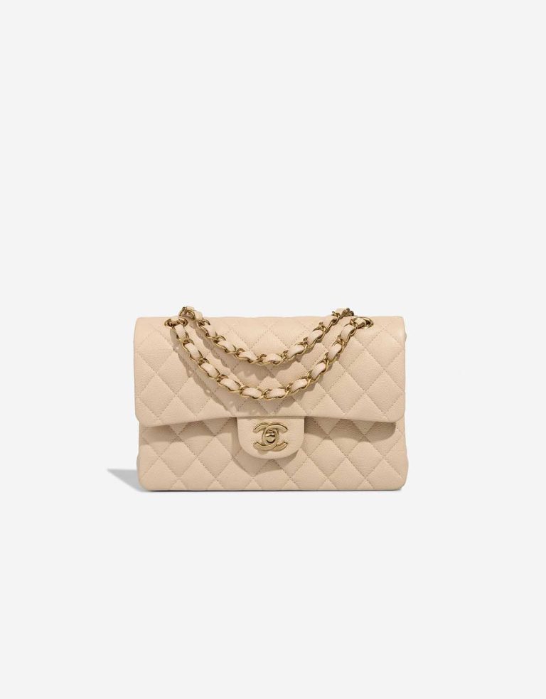 Chanel Timeless Small Caviar Beige Front | Sell your designer bag