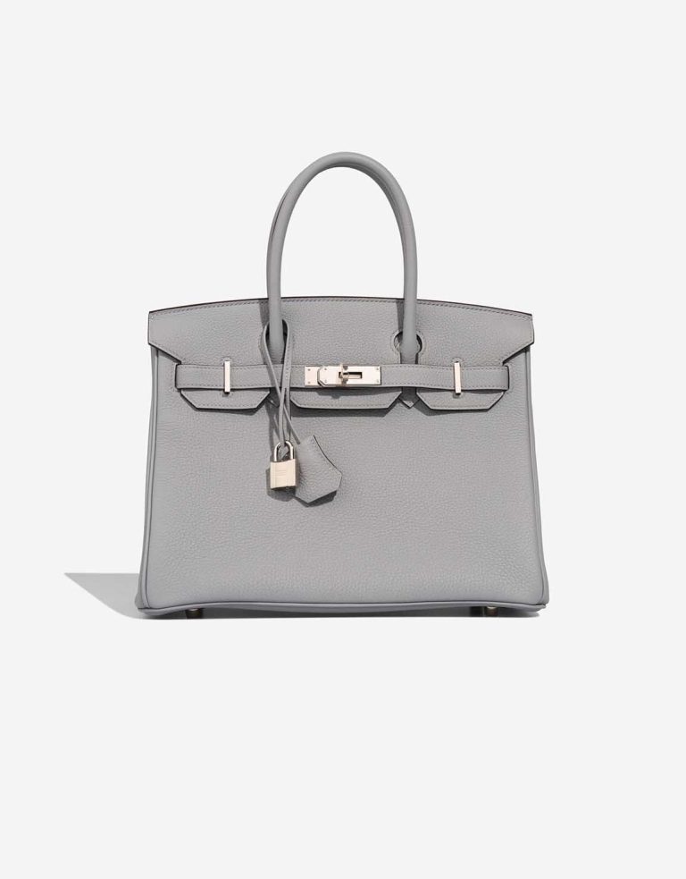 Hermès Birkin 30 Togo Gris Pantin Front | Sell your designer bag