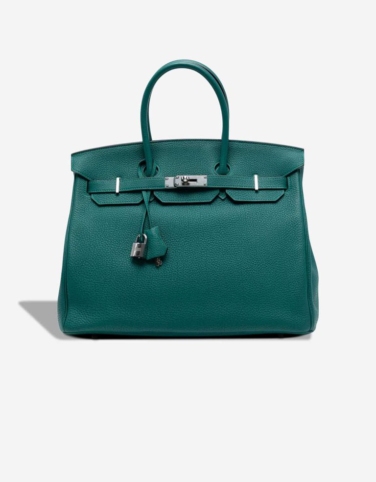 Hermès Birkin 35 Togo Malachite Front | Sell your designer bag