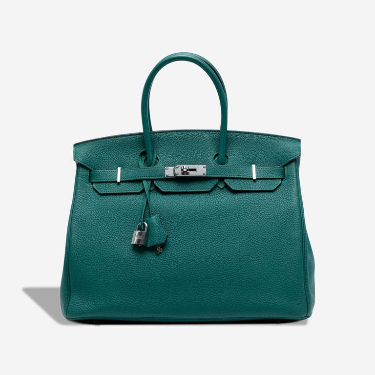 Hermès Birkin 35 Togo Malachite Front | Sell your designer bag