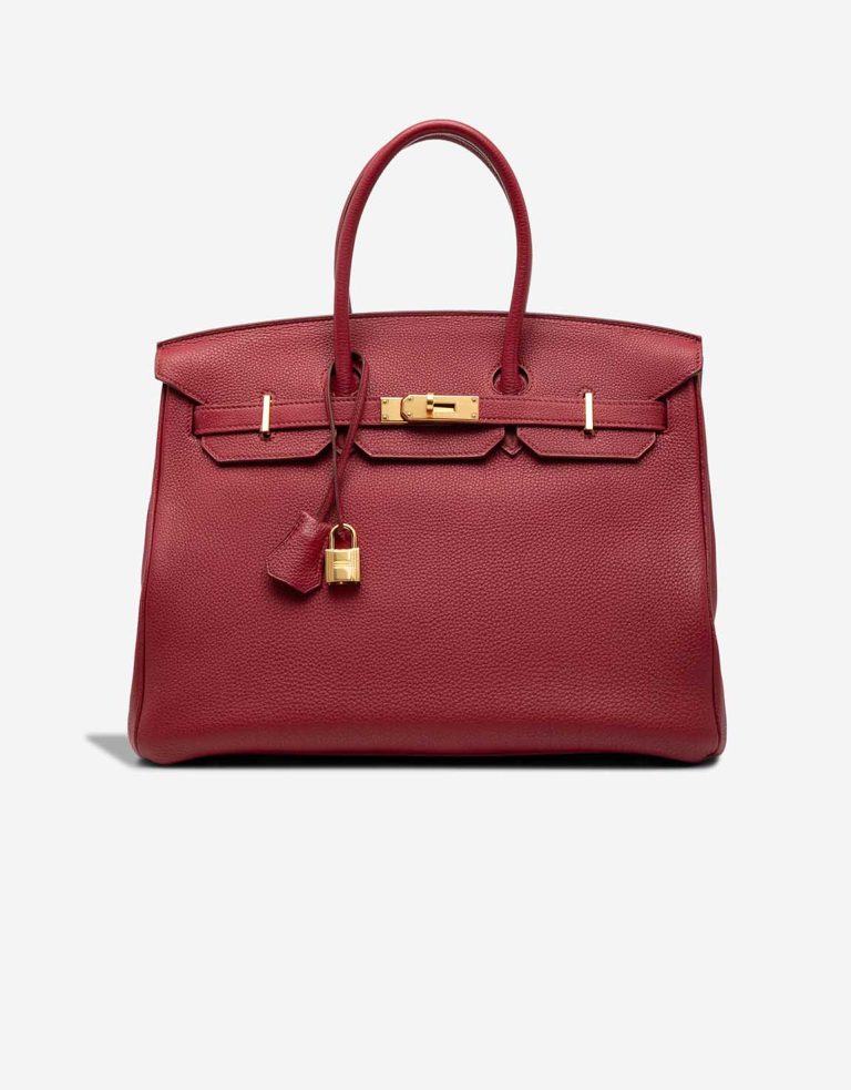 Hermès Birkin 35 Togo Rouge Grenat Front | Sell your designer bag