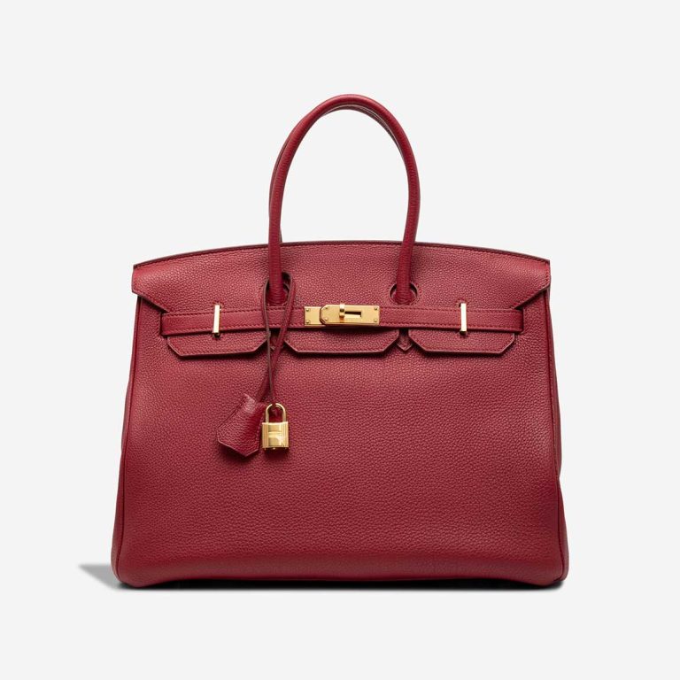 Hermès Birkin 35 Togo Rouge Grenat Front | Sell your designer bag