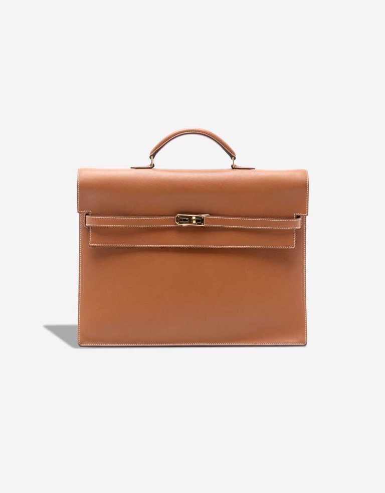 Hermès Kelly Dépêches 38 Epsom Gold Front | Sell your designer bag