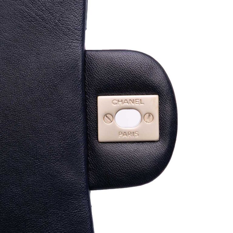 Chanel Timeless Mini Square Lamb Blue Front | Sell your designer bag