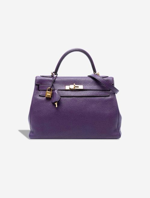 Hermès Kelly 32 Togo Ultraviolet Front | Verkaufen Sie Ihre Designertasche