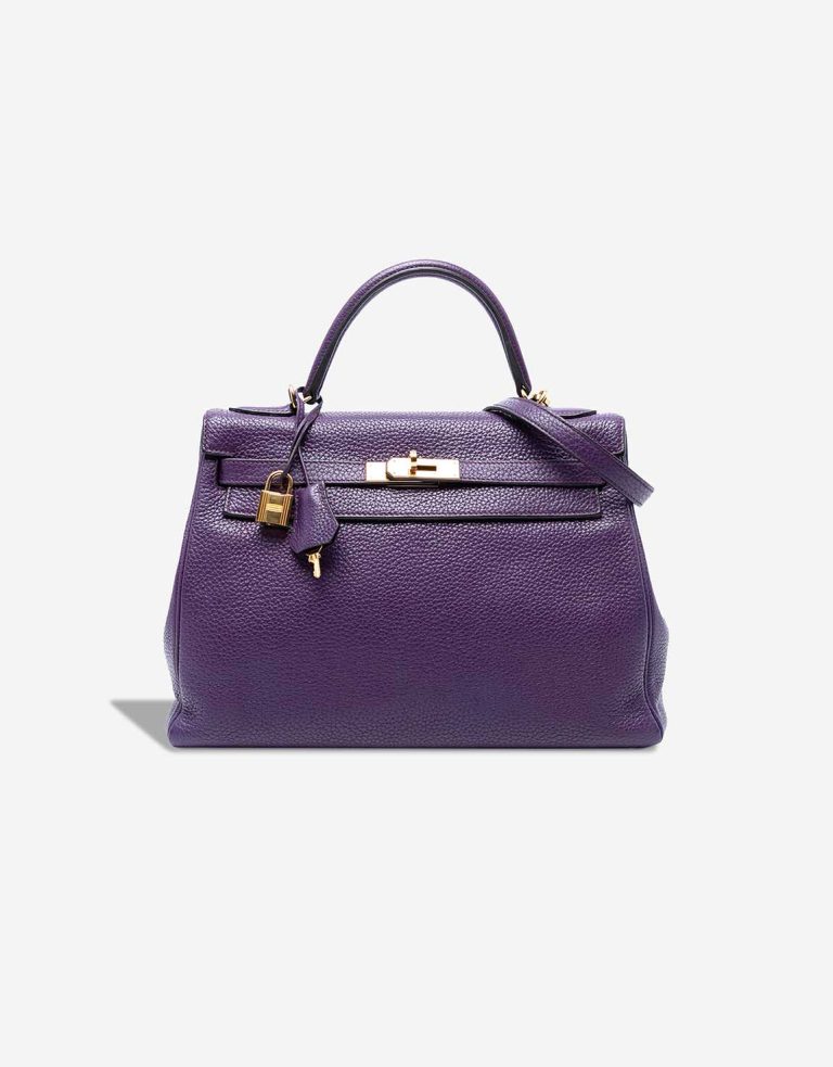 Hermès Kelly 32 Togo Ultraviolet Front | Sell your designer bag