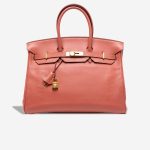 Hermès Birkin 35 Swift Rose Tea Front | Sell your designer bag
