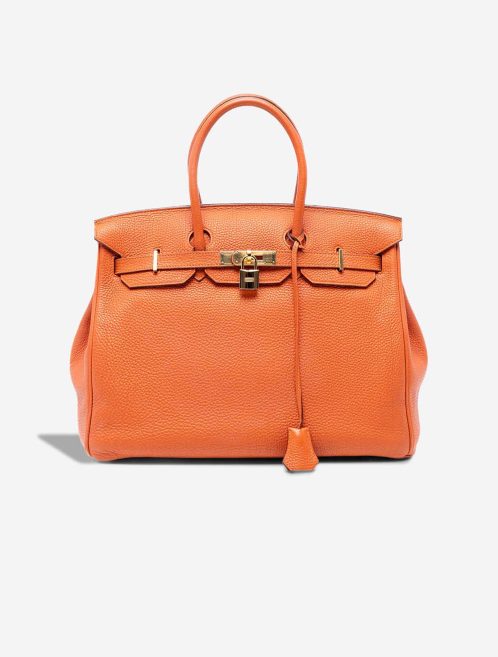 Hermès Birkin 35 Togo Orange H Front | Sell your designer bag
