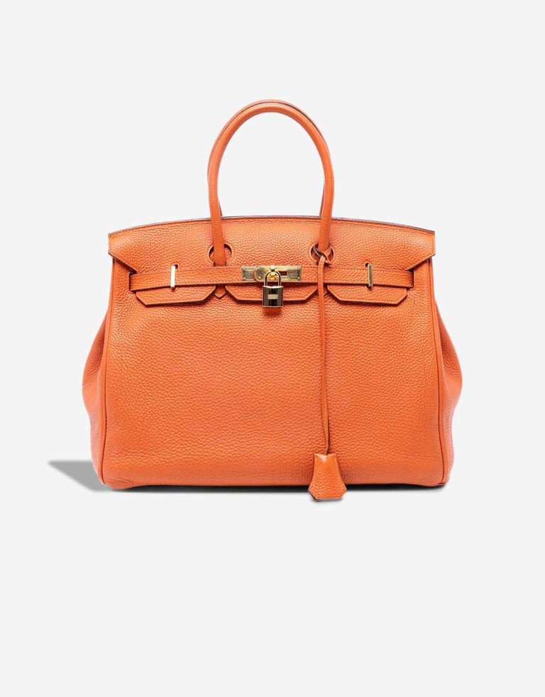 Hermès Birkin 35 Togo Orange H Front | Sell your designer bag