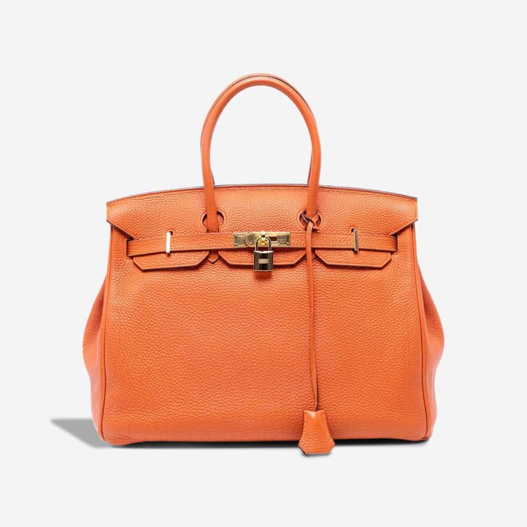 Hermès Birkin 35 Togo Orange H Front | Sell your designer bag