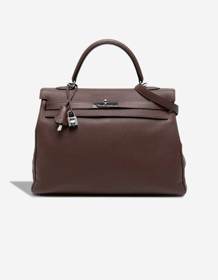 Hermès Kelly 35 Togo Chocolat Front | Sell your designer bag