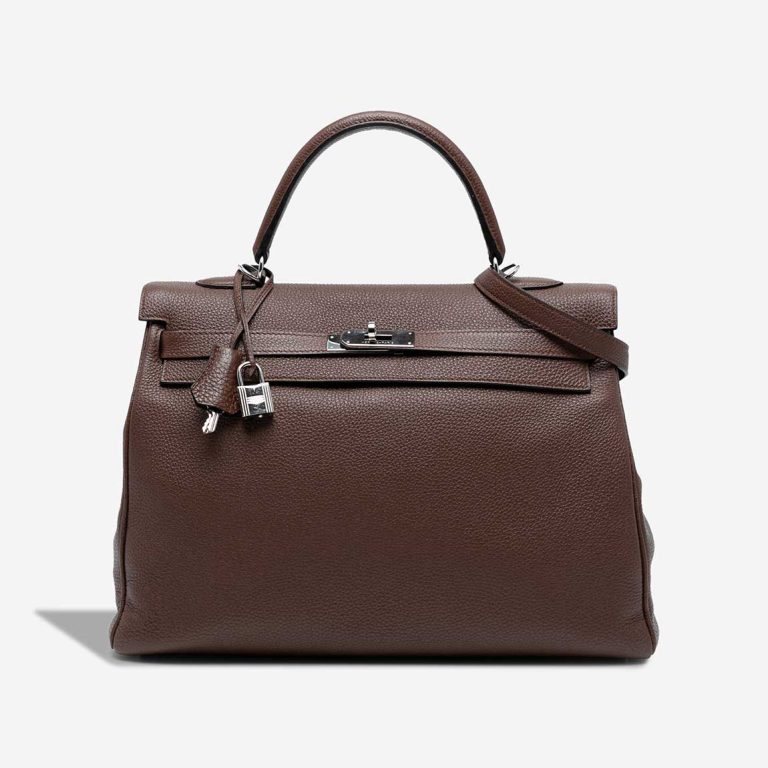 Hermès Kelly 35 Togo Chocolat Front | Sell your designer bag