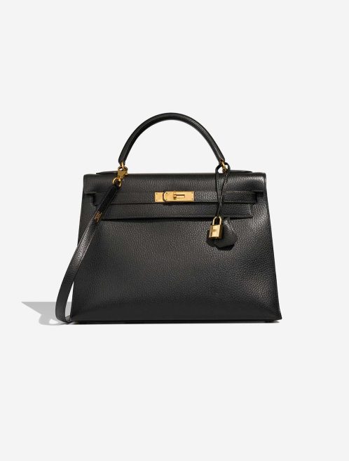 Hermès Kelly 32 Ardennes Black Front | Sell your designer bag