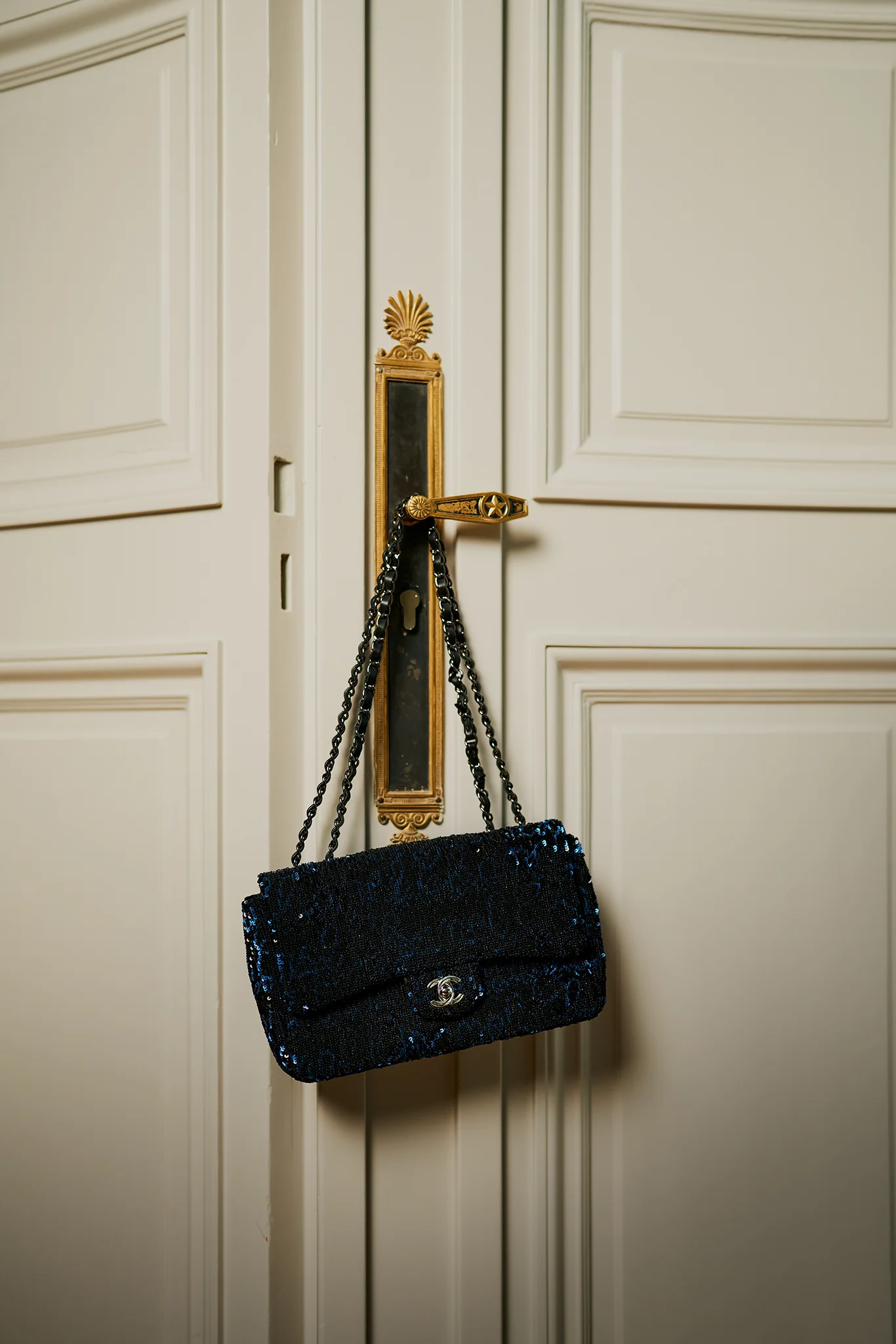 Chanel Timeless Sequins Blue